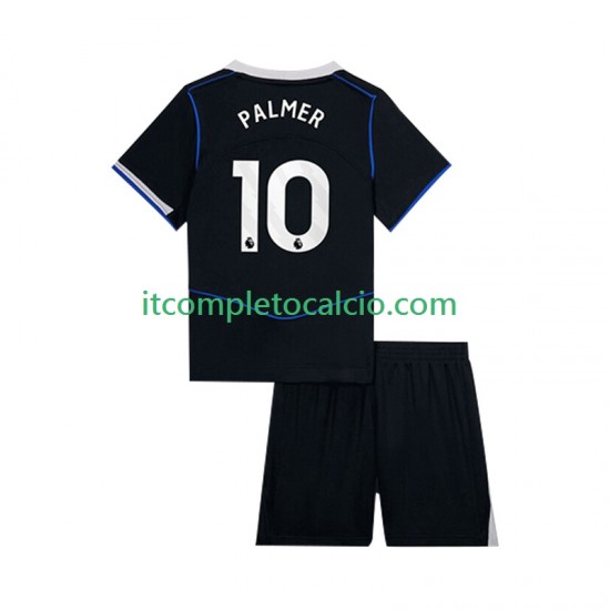 Maglia Chelsea Cole Palmer 10 Terza Divisa 2025-2026 Manica Corta ,Bambino