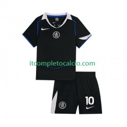 Maglia Chelsea Cole Palmer 10 Terza Divisa 2025-2026 Manica Corta ,Bambino