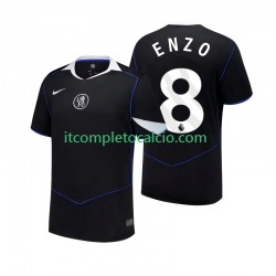 Maglia Chelsea Enzo Fernandez 8 Terza Divisa 2025-2026 Manica Corta ,Uomo