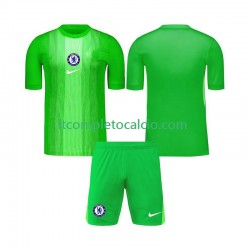 Maglia Chelsea Portiere Divisa Away 2025-2026 Manica Corta ,Bambino