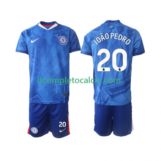 Maglia Chelsea joao pedro 20 Divisa Home 2025-2026 Manica Corta ,Bambino