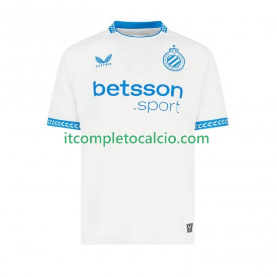 Maglia Club Brugge Divisa Away 2025-2026 Manica Corta ,Uomo