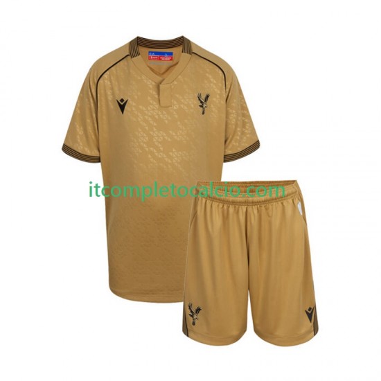 Maglia Crystal Palace Divisa Away 2025-2026 Manica Corta ,Bambino