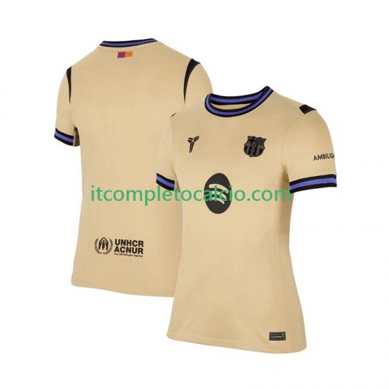 Maglia FC Barcelona Divisa Away 2025-2026 Manica Corta ,Donna