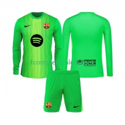 Maglia FC Barcelona Portiere Divisa Home 2025-2026 Manica Lunga ,Bambino