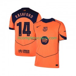 Maglia FC Barcelona Marcus Rashford 14 UCL Terza Divisa 2025-2026 Manica Corta ,Uomo