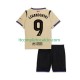 Maglia FC Barcelona Robert Lewandowski 9 UCL Divisa Away 2025-2026 Manica Corta ,Bambino
