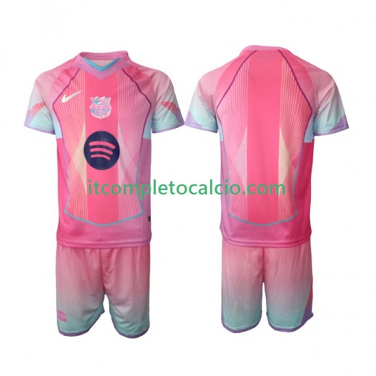 Maglia FC Barcelona Special Divisa Home 2025-2026 Manica Corta ,Bambino