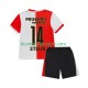 Maglia Feyenoord Rotterdam Sem Steijn 14 Divisa Home 2025-2026 Manica Corta ,Bambino