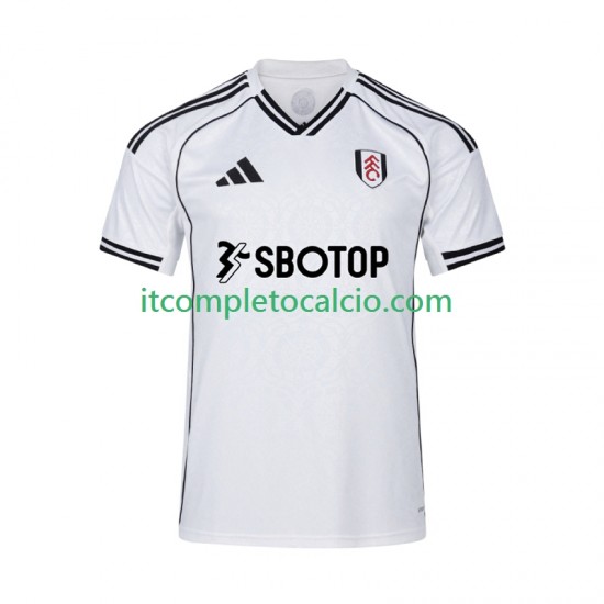 Maglia Fulham Divisa Home 2025-2026 Manica Corta ,Uomo