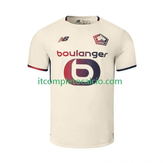 Maglia LOSC Lille Divisa Away 2025-2026 Manica Corta ,Uomo