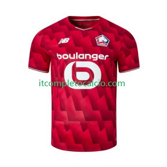 Maglia LOSC Lille Divisa Home 2025-2026 Manica Corta ,Uomo