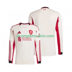 Maglia Liverpool Divisa Away 2025-2026 Manica Lunga ,Uomo