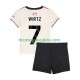 Maglia Liverpool Florian Wirtz 7 Divisa Away 2025-2026 Manica Corta ,Bambino