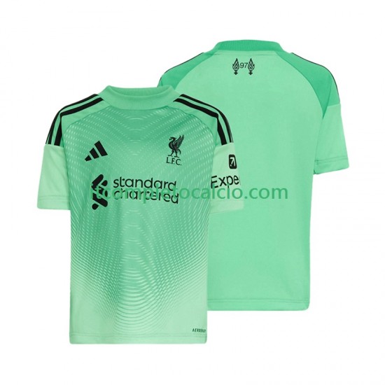 Maglia Liverpool Portiere Divisa Home 2025-2026 Manica Corta ,Uomo