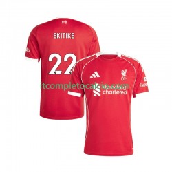 Maglia Liverpool Hugo Ekitike 22 Divisa Home 2025-2026 Manica Corta ,Uomo