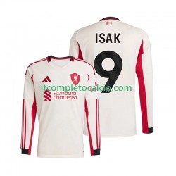Maglia Liverpool ISAK 9 Divisa Away 2025-2026 Manica Lunga ,Uomo