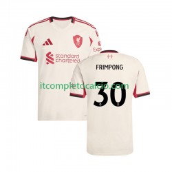 Maglia Liverpool Jeremie Frimpong 30 Divisa Away 2025-2026 Manica Corta ,Uomo