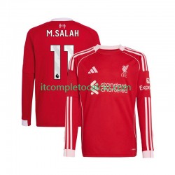 Maglia Liverpool Mohamed Salah 11 Divisa Home 2025-2026 Manica Lunga ,Uomo