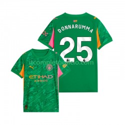 Maglia Manchester City Gianluigi Donnarumma 25 Portiere Divisa Home 2025-2026 Manica Corta ,Uomo