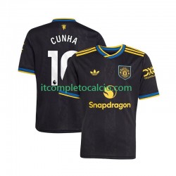 Maglia Manchester United Matheus Cunha 10 Terza Divisa 2025-2026 Manica Corta ,Uomo