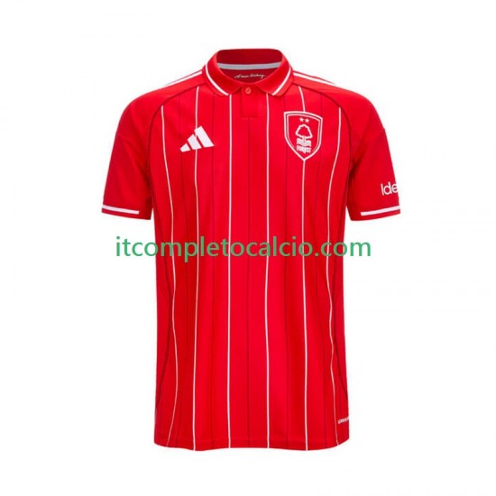 Maglia Nottingham Forest Divisa Home 2025-2026 Manica Corta ,Uomo