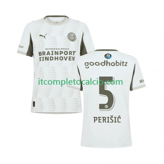 Maglia PSV Eindhoven Ivan Perisic 5 Terza Divisa 2025-2026 Manica Corta ,Uomo