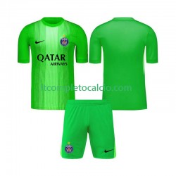 Maglia Paris Saint-Germain Portiere Divisa Away 2025-2026 Manica Corta ,Bambino
