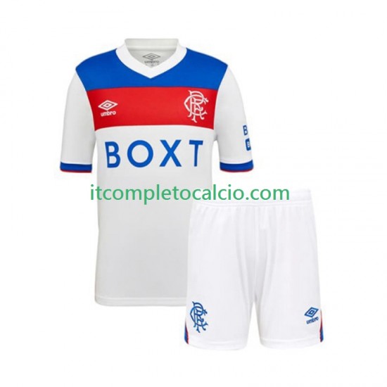 Maglia Rangers Divisa Away 2025-2026 Manica Corta ,Bambino