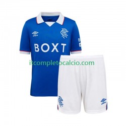 Maglia Rangers Divisa Home 2025-2026 Manica Corta ,Bambino