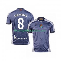 Maglia Real Sociedad Arsen Zakharyan 8 Divisa Away 2025-2026 Manica Corta ,Uomo