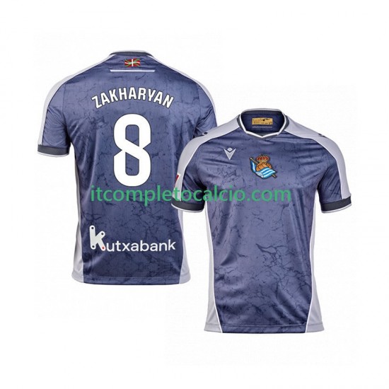 Maglia Real Sociedad Arsen Zakharyan 8 Divisa Away 2025-2026 Manica Corta ,Uomo