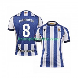 Maglia Real Sociedad Arsen Zakharyan 8 Divisa Home 2025-2026 Manica Corta ,Uomo