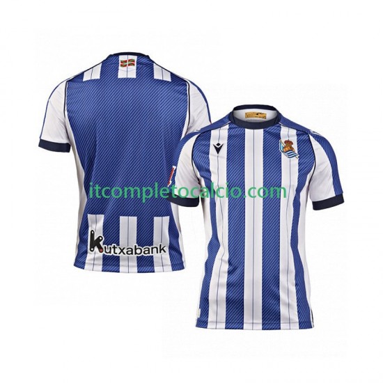 Maglia Real Sociedad Divisa Home 2025-2026 Manica Corta ,Uomo