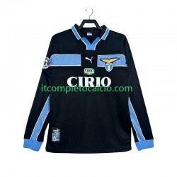 Maglia SS Lazio Retro Divisa Away 1998 1999 Manica Lunga ,Uomo