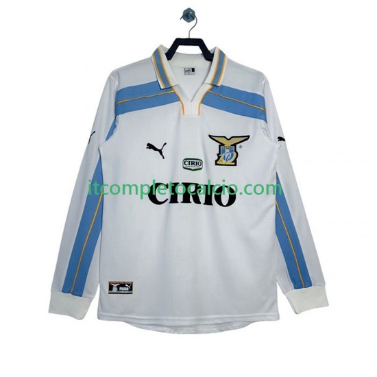 Maglia SS Lazio 2000 Retro Divisa Away 1999 Manica Lunga ,Uomo