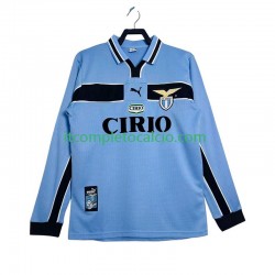 Maglia SS Lazio Retro Divisa Home 1998 1999 Manica Lunga ,Uomo