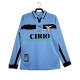Maglia SS Lazio Retro Divisa Home 1998 1999 Manica Lunga ,Uomo