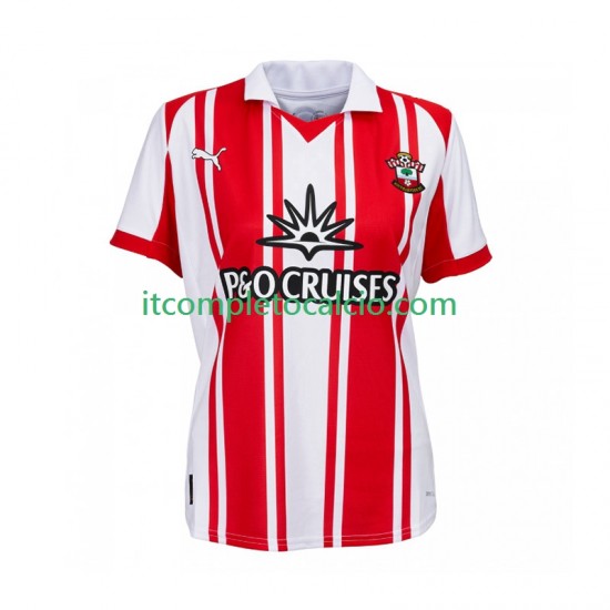 Maglia Southampton Divisa Home 2025-2026 Manica Corta ,Uomo