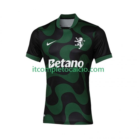 Maglia Sporting CP Divisa Away Quarto Divisa 2025-2026 Manica Corta ,Uomo