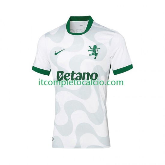 Maglia Sporting CP Quarto Divisa 2025-2026 Manica Corta ,Uomo