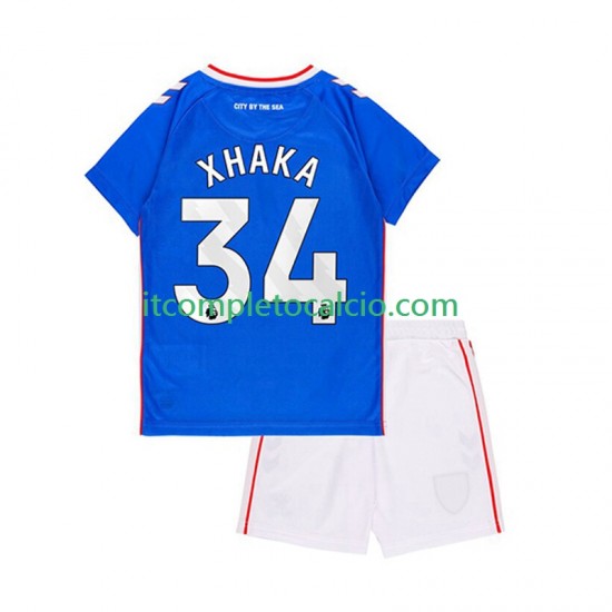 Maglia Sunderland Granit Xhaka 34 Divisa Away 2025-2026 Manica Corta ,Bambino