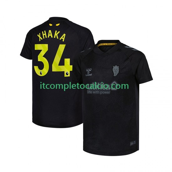 Maglia Sunderland Granit Xhaka 34 Terza Divisa 2025-2026 Manica Corta ,Uomo