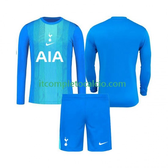 Maglia Tottenham Hotspur Portiere Divisa Away 2025-2026 Manica Lunga ,Bambino