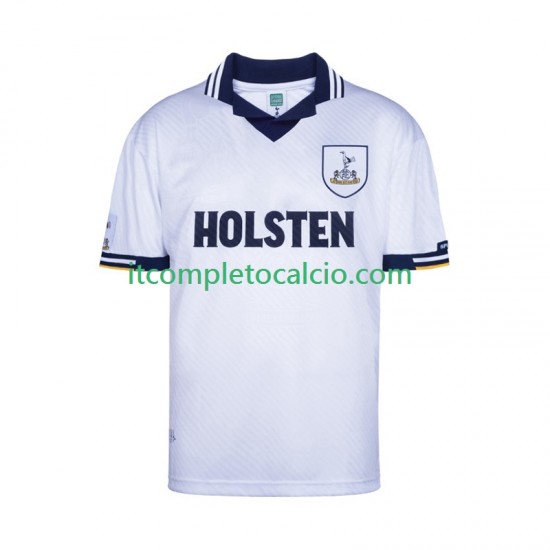 Maglia Tottenham Hotspur Retro Divisa Home 1994 Manica Corta ,Uomo
