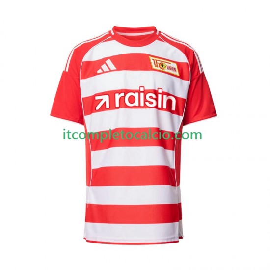 Maglia Union Berlin Divisa Home 2025-2026 Manica Corta ,Uomo