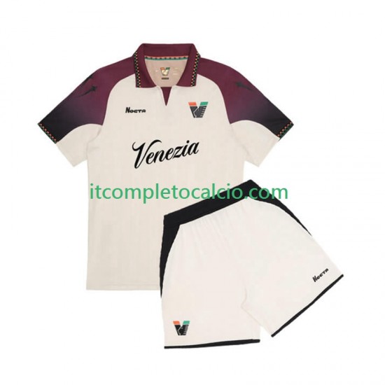 Maglia Venezia Divisa Away 2025-2026 Manica Corta ,Bambino