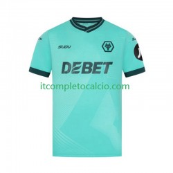 Maglia Wolverhampton Wanderers Divisa Away 2025-2026 Manica Corta ,Uomo