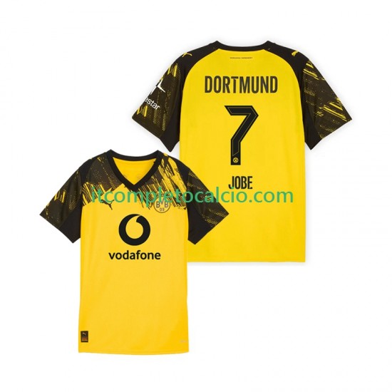Maglia Borussia Dortmund Jobe Bellingham 7 Divisa Home 2025-2026 Manica Corta ,Uomo