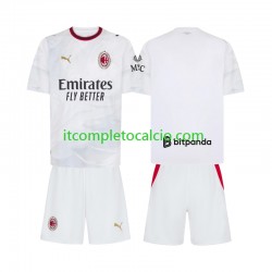 Maglia AC Milan Divisa Away 2026-2027 Manica Corta ,Bambino